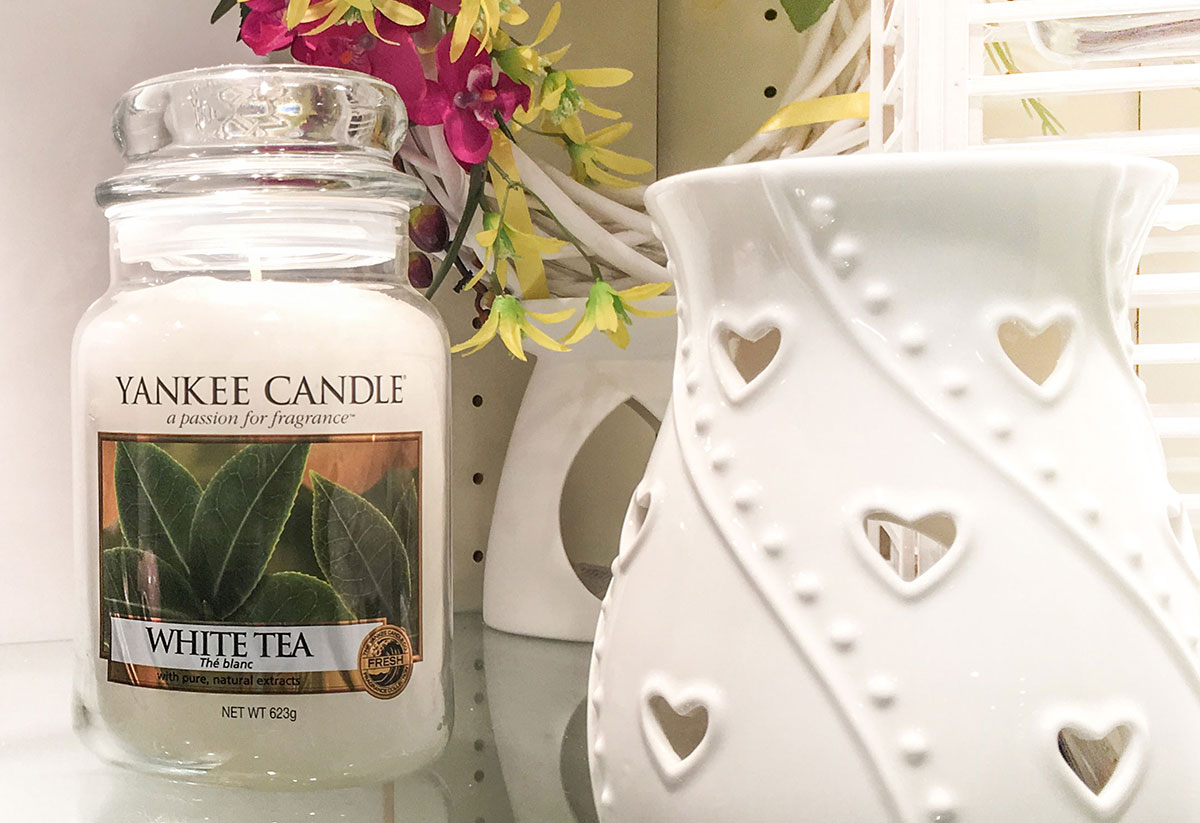 candela yankee candle white tea