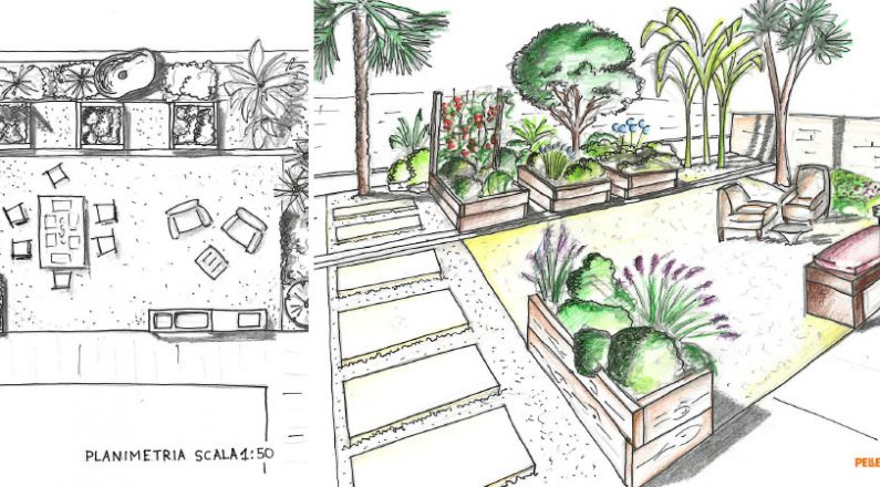 come realizzare un giardino - il progetto per un orto giardino