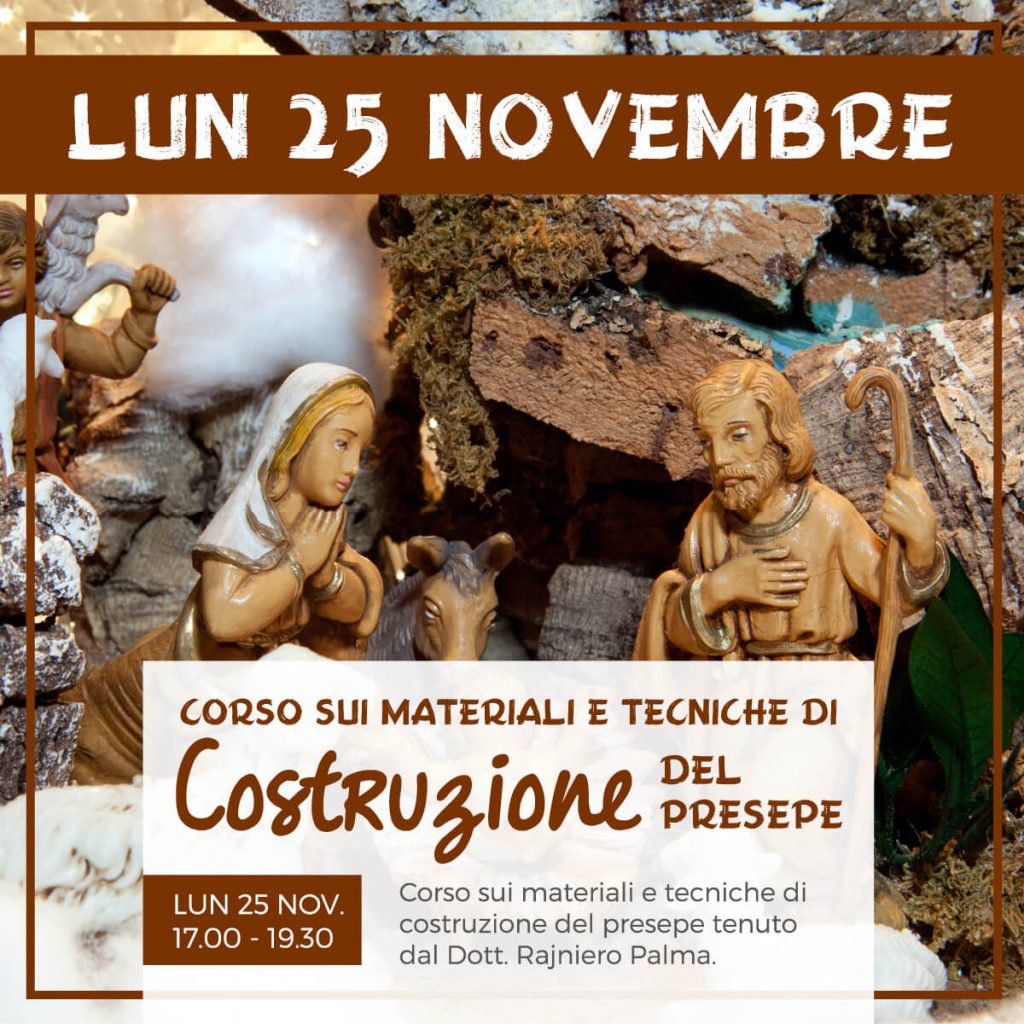 Corso costruzione del presepe